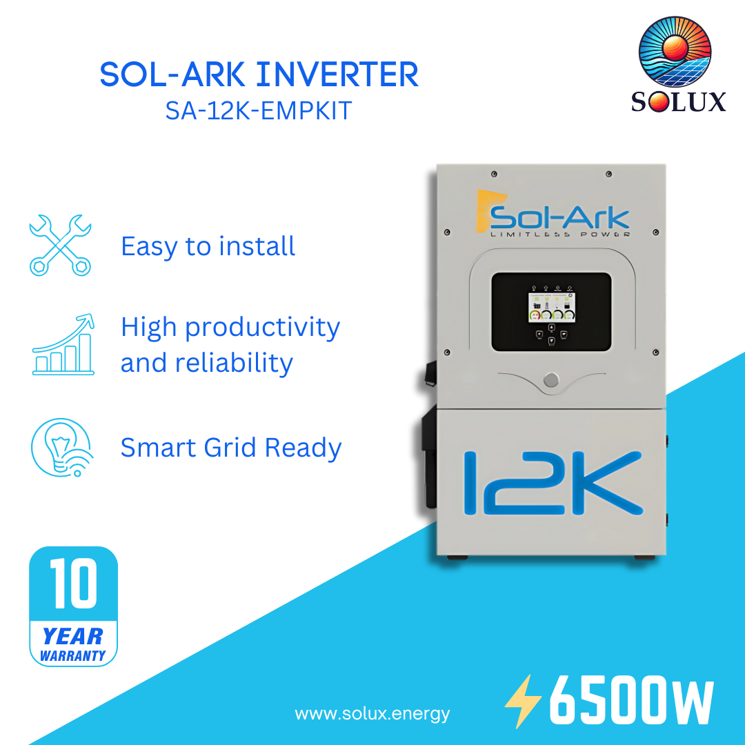 This is an image of Sol-Ark 12kW Inverter w/EMP Hardening Kit 120/240VAC, 48VDC